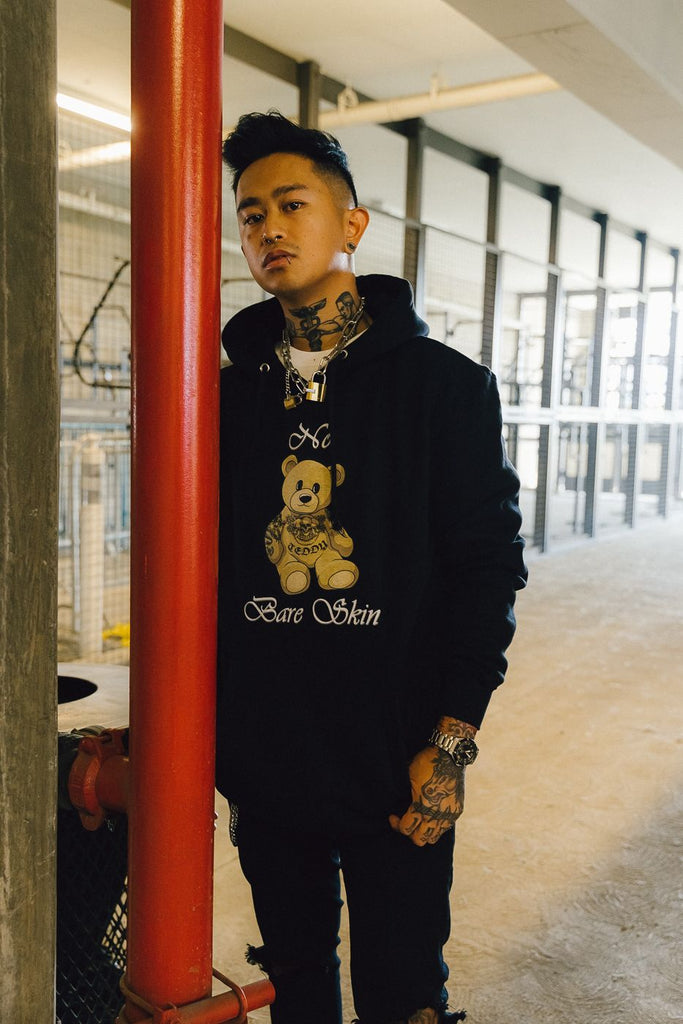 INKD BEAR PULLOVER HOODIE